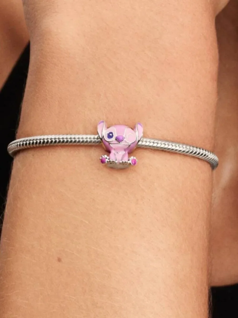 Sterling Silver 925 Disney Full-Body Angel from Stitch Charm